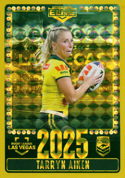 2025 NRL Elite - Las Vegas Round - V 25 - Tarryn Aiken - Jillaroos