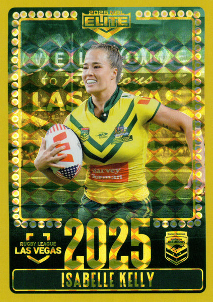 2025 NRL Elite - Las Vegas Round - V 26 - Isabelle Kelly - Jillaroos