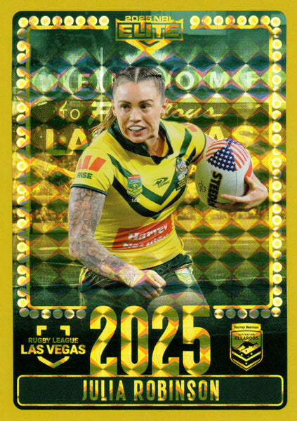 2025 NRL Elite - Las Vegas Round - V 28 - Julia Robinson - Jillaroos