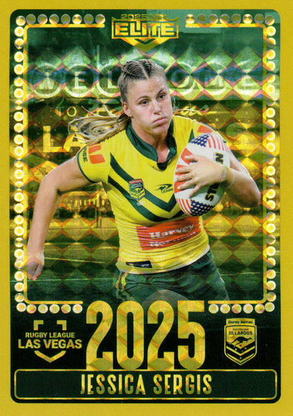 2025 NRL Elite - Las Vegas Round - V 29 - Jessica Sergis - Jillaroos