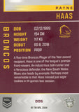 2025 NRL Elite - Base - 005 - Payne Haas - Broncos