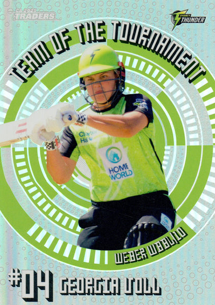 2025-26 Cricket Traders - Team Of The Tournament Silver - TTS 04 - Georgia Voll - 196/200