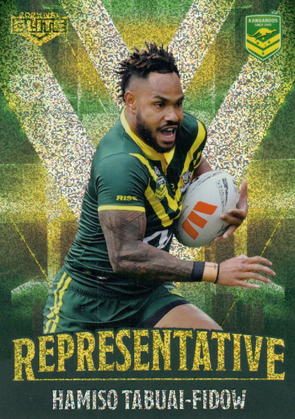 2025 NRL Elite - The Representatives - REP 14 - Hamiso Tabuai-Fidow - Kangaroos