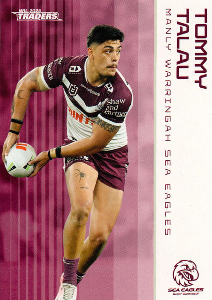 2025 NRL Traders - Common - 061 - Tommy Talau - Manly-Warringah Sea Eagles