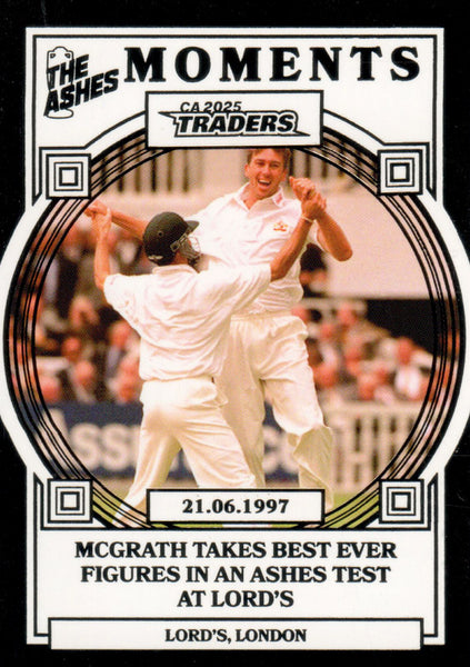 2025-26 Cricket Traders - Ashes Moments Pallidium - AMP 07 - 21.06.1997 - Lord’s - 26/75