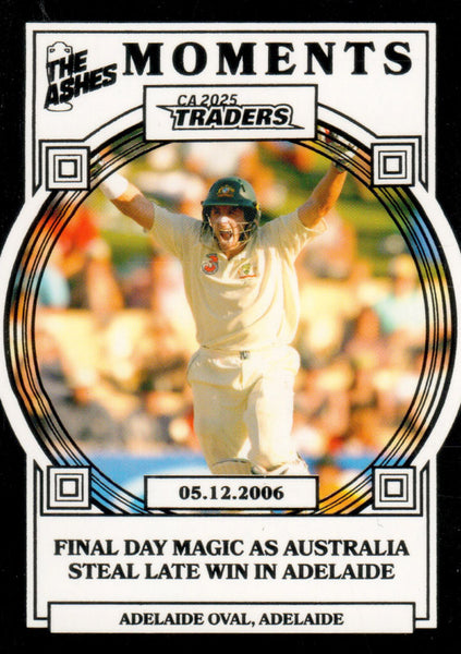 2025-26 Cricket Traders - Ashes Moments Pallidium - AMP 14 - 05.12.2006 - Adelaide Oval - 36/75