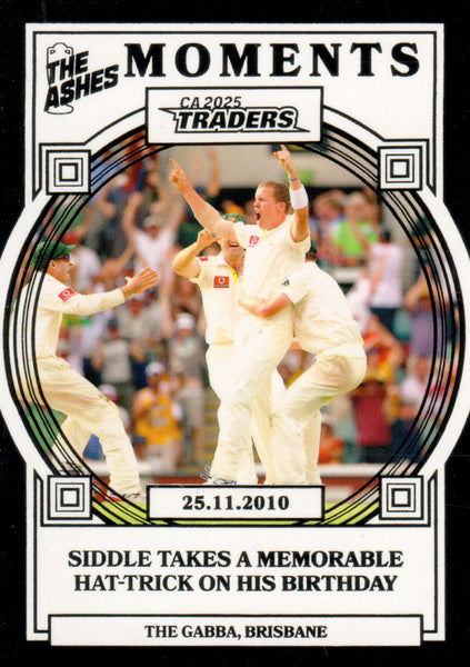 2025-26 Cricket Traders - Ashes Moments Pallidium - AMP 17 - 25.11.2010 - The Gabba - 62/75