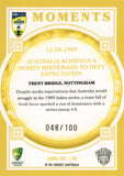 2025-26 Cricket Traders - Ashes Moments Gold - AMG 02 - 12.08.1989 - Trent Bridge - 048/100