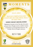 2025-26 Cricket Traders - Ashes Moments Gold - AMG 12 - 03.01.2003 - SCG - 021/100