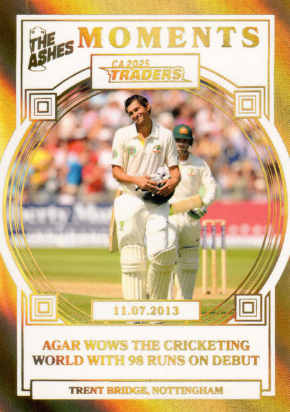 2025-26 Cricket Traders - Ashes Moments Gold - AMG 18 - 11.07.2013 - Trent Bridge - 068/100