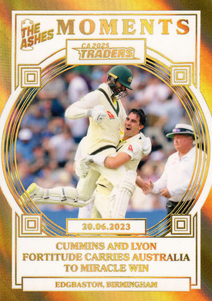 2025-26 Cricket Traders - Ashes Moments Gold - AMG 27 - 20.06.2023 - Edgbaston - 097/100