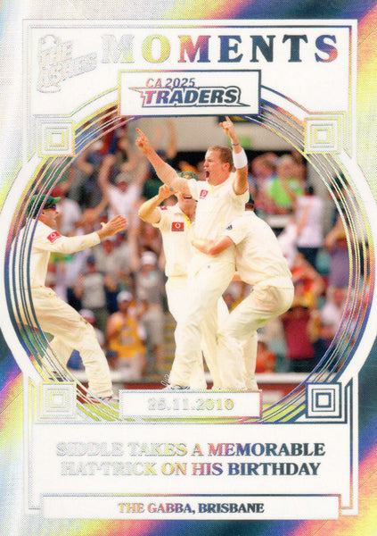 2025-26 Cricket Traders - Ashes Moments Silver - AMS 17 - 25.11.2010 - The Gabba - 148/165