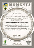 2025-26 Cricket Traders - Ashes Moments Silver - AMS 22 - 07.01.2018 - SCG - 130/165