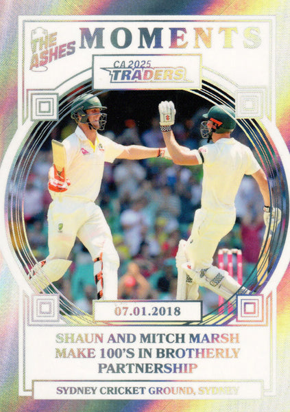 2025-26 Cricket Traders - Ashes Moments Silver - AMS 22 - 07.01.2018 - SCG - 144/165
