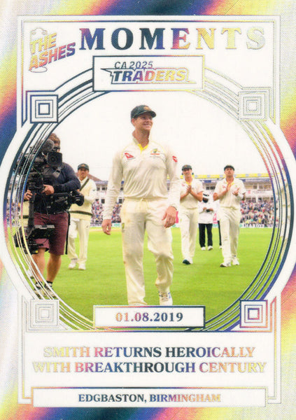 2025-26 Cricket Traders - Ashes Moments Silver - AMS 23 - 01.08.2019 - Edgbaston - 152/165