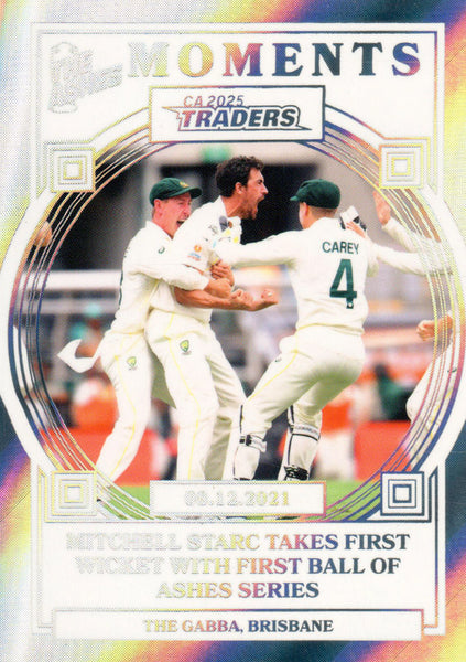 2025-26 Cricket Traders - Ashes Moments Silver - AMS 24 - 08.12.2021 - The Gabba - 009/165