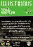 2025-26 Cricket Traders - Illustrious Luxe - ILL 5 - Annabel Sutherland - Melbourne Stars