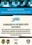 2025-26 Cricket Traders - Season To Remember - STR 01 - Madeline Penna - Adelaide Strikers