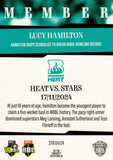 2025-26 Cricket Traders - Season To Remember - STR 04 - Lucy Hamilton - Brisbane Heat