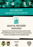 2025-26 Cricket Traders - Season To Remember - STR 05 - Max Bryant - Brisbane Heat