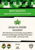 2025-26 Cricket Traders - Season To Remember - STR 13 - Rhys Mckenna - Melbourne Stars