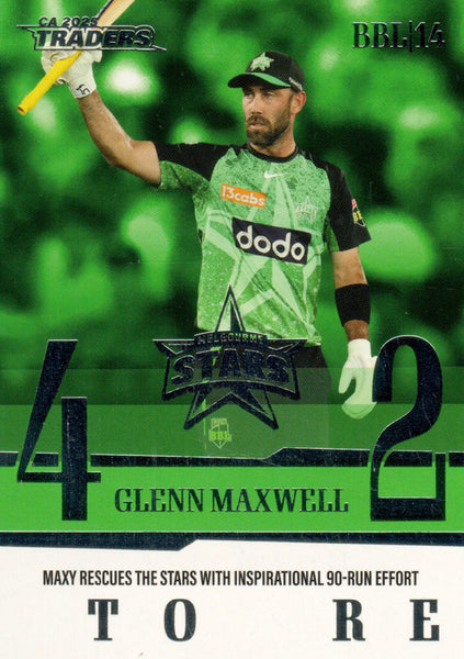 2025-26 Cricket Traders - Season To Remember - STR 14 - Glenn Maxwell - Melbourne Stars