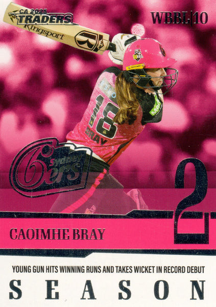 2025-26 Cricket Traders - Season To Remember - STR 19 - Caoimhe Bray - Sydney Sixers