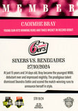 2025-26 Cricket Traders - Season To Remember - STR 19 - Caoimhe Bray - Sydney Sixers