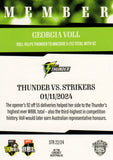 2025-26 Cricket Traders - Season To Remember - STR 22 - Georgia Voll - Sydney Thunder