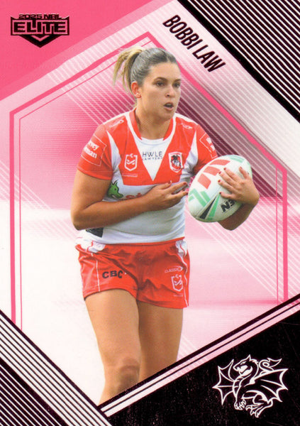 2025 NRL Elite - Mojo Pink Diamond NRLW - W 46 - Bobbi Law - 65/68
