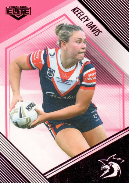 2025 NRL Elite - Mojo Pink Diamond NRLW - W 50 - Keeley Davis - 25/68