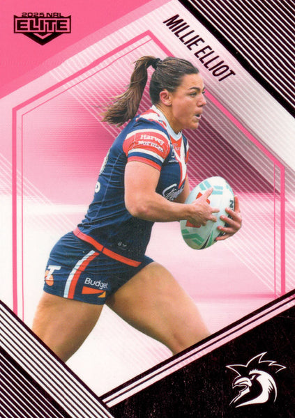 2025 NRL Elite - Mojo Pink Diamond NRLW - W 51 - Millie Elliot - 65/68