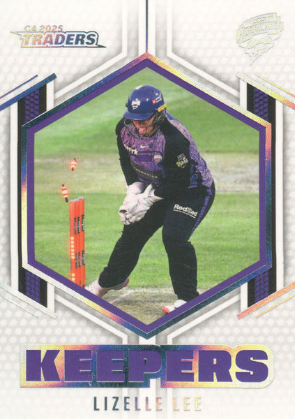 2025-26 Cricket Traders - Keepers - K 06 - Lizelle Lee - Hobart Hurricanes