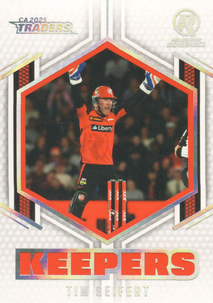 2025-26 Cricket Traders - Keepers - K 07 - Tim Seifert - Melbourne Renegades