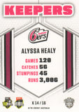 2025-26 Cricket Traders - Keepers - K 14 - Alyssa Healy - Sydney Sixers