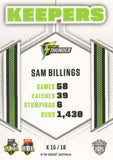 2025-26 Cricket Traders - Keepers - K 15 - Sam Billings - Sydney Thunder