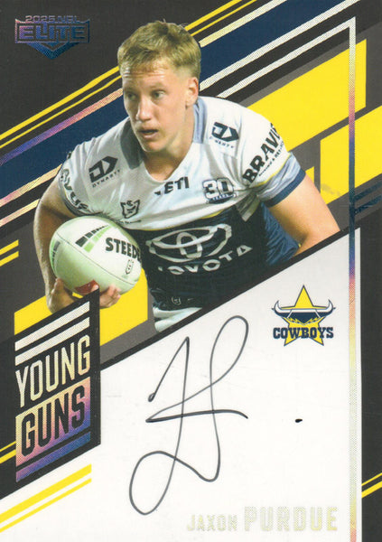 2025 NRL Elite - Young Guns Signature - YGS 10 - Jaxon Purdue - 039/159
