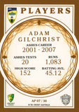 2025-26 Cricket Traders - Ashes Players - AP 07 - Adam Gilchrist