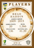 2025-26 Cricket Traders - Ashes Players - AP 09 - Brad Haddin