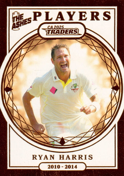 2025-26 Cricket Traders - Ashes Players - AP 10 - Ryan Harris