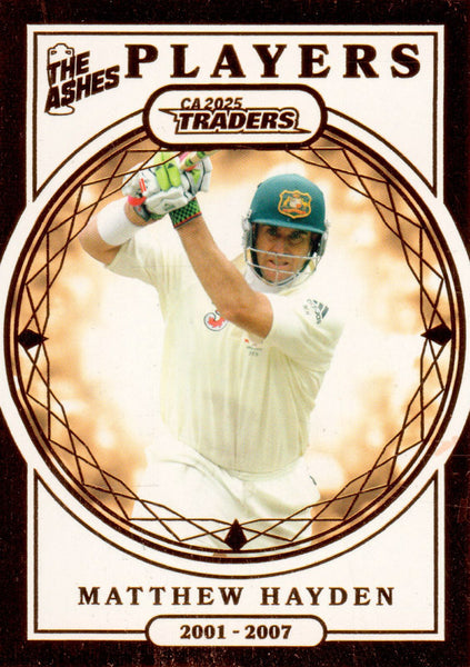 2025-26 Cricket Traders - Ashes Players - AP 11 - Matthew Hayden