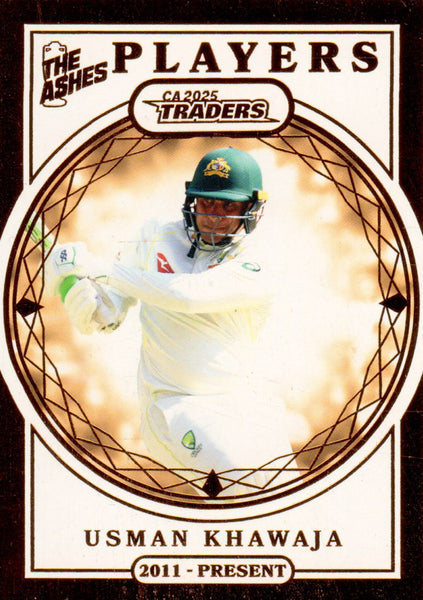 2025-26 Cricket Traders - Ashes Players - AP 17 - Usman Khawaja