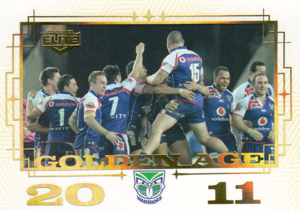 2025 NRL Elite - Golden Age - GA 16 - Warriors - 2011 - 030/120
