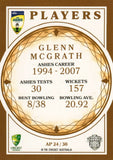 2025-26 Cricket Traders - Ashes Players - AP 24 - Glenn McGrath
