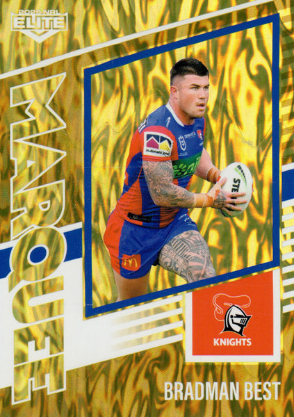 2025 NRL Elite - Marquee Gold - MG 21 - Bradman Best - 60/93