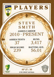 2025-26 Cricket Traders - Ashes Players - AP 27 - Steve Smith