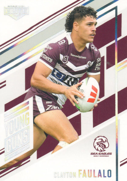 2025 NRL Elite - Young Guns - YG 14 - Clayton Faulalo - 118/221