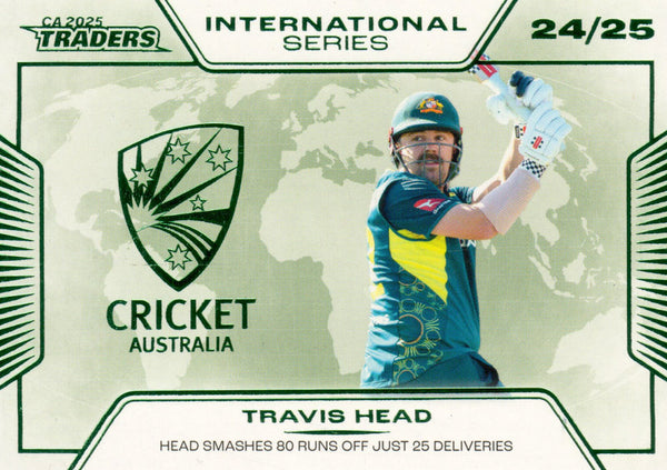 2025-26 Cricket Traders - International Series - IS 01 - Travis Head - Australia