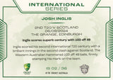 2025-26 Cricket Traders - International Series - IS 02 - Josh Inglis - Australia