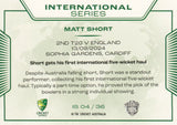 2025-26 Cricket Traders - International Series - IS 04 - Matt Short - Australia